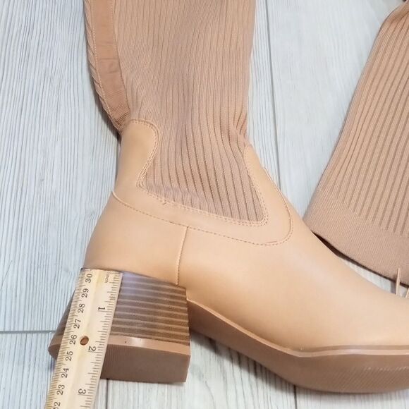 (51-4183)  Knitted Long Women's Boots Sz 9 - Picture 8 of 9